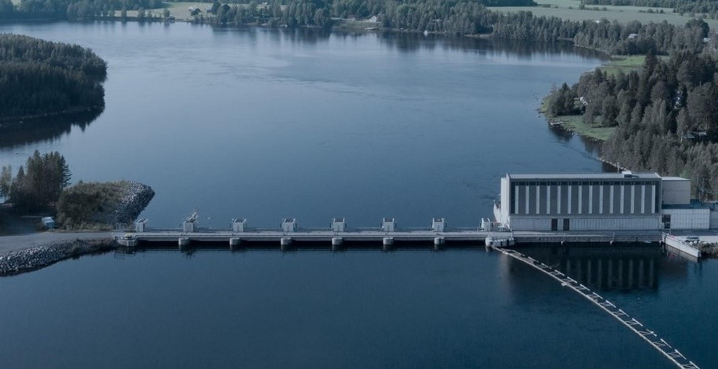 Waterkrachtcentrale van Vattenfall in Zweden