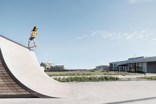 Kind op skatebaan | Vattenfall Stadsverwarming