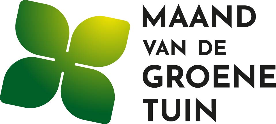 logo van maand van de groene tuin