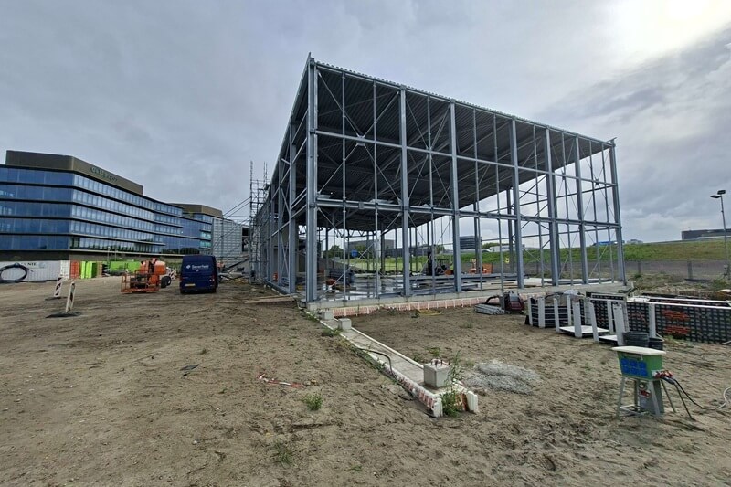Staalconstructie Leiden stadsverwarming