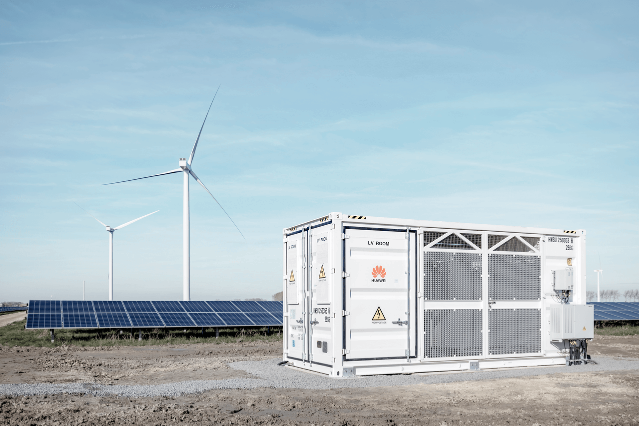 Hybride energiepark Haringvliet