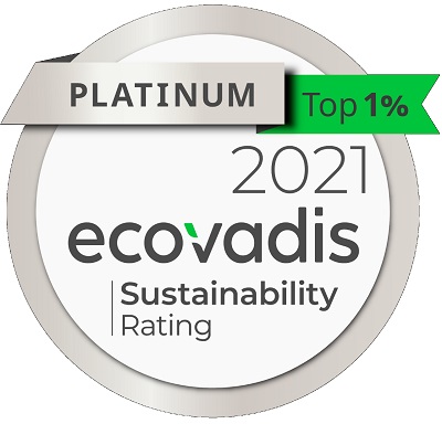 EcoVadis Platinum status 2021