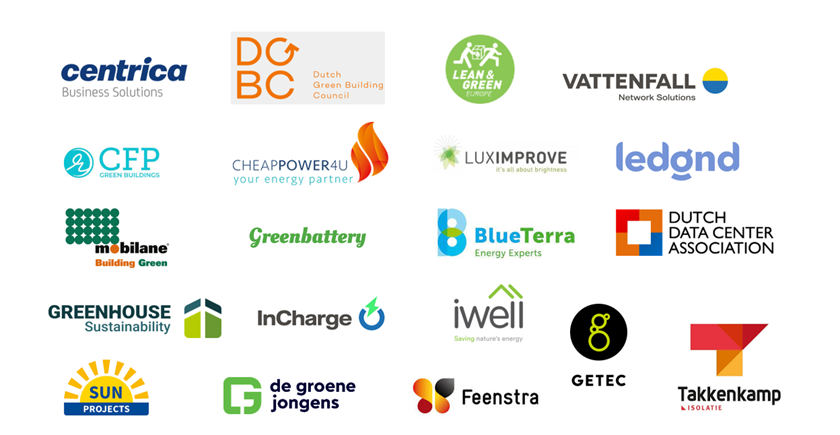 Logo's van onze energiepartners