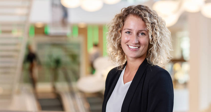 Foto van Laurine de Bruin, Facilitair adviseur Vattenfall