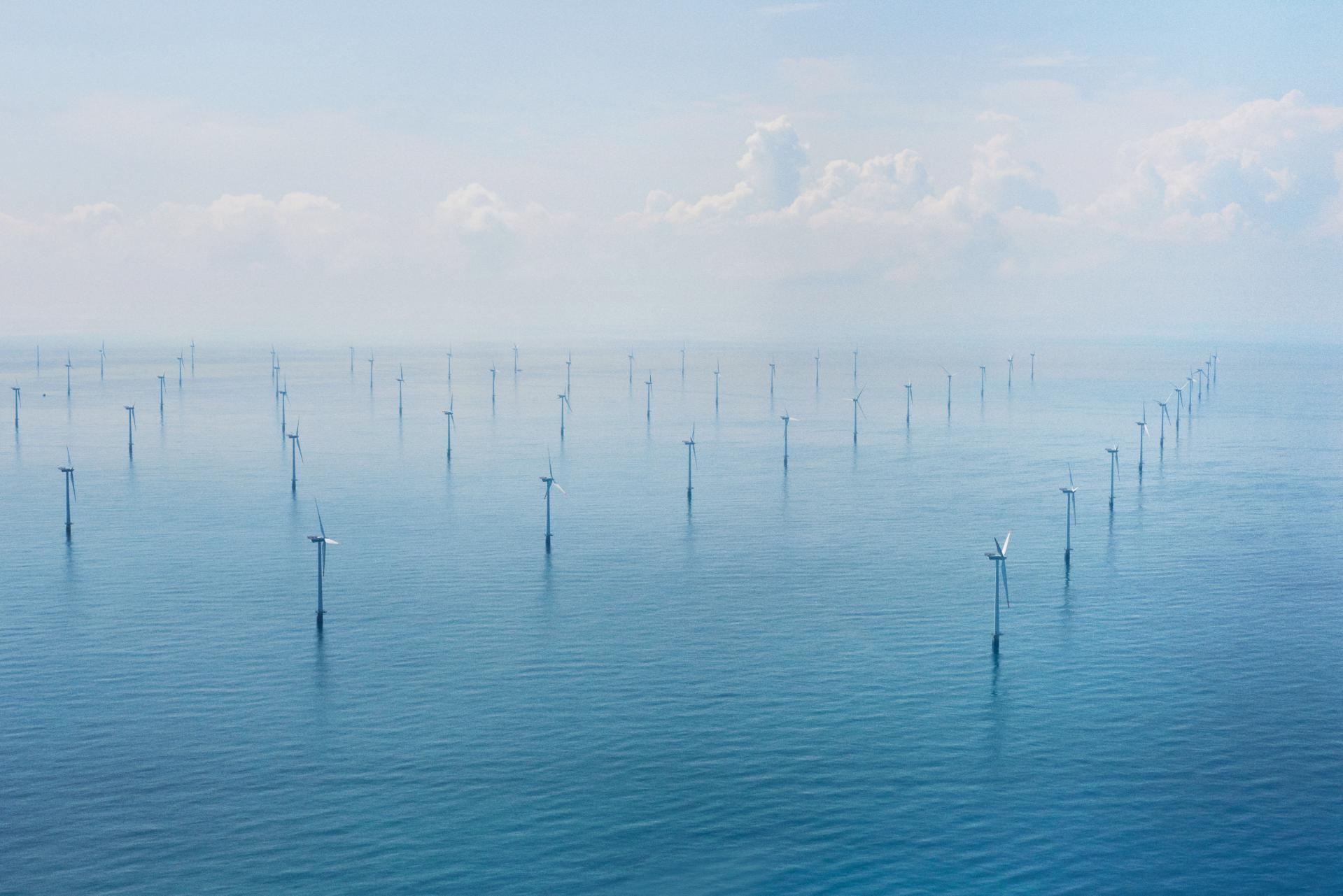 Windpark op zee