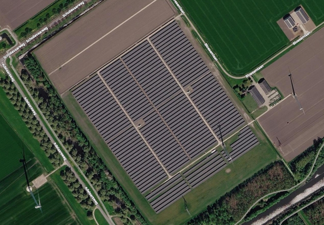 Zonnepark De Hoge Vaart - Google Maps