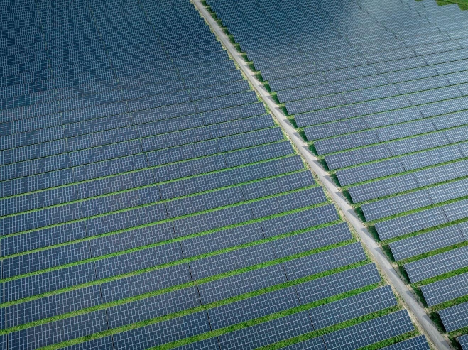 Zonnepanelen van Zonnepark Sas van Gent
