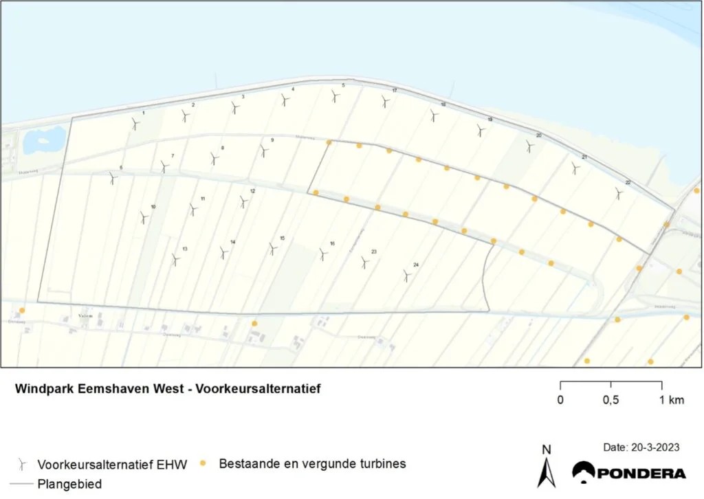 Windpark Eemshaven West - Voorkeursalternatief