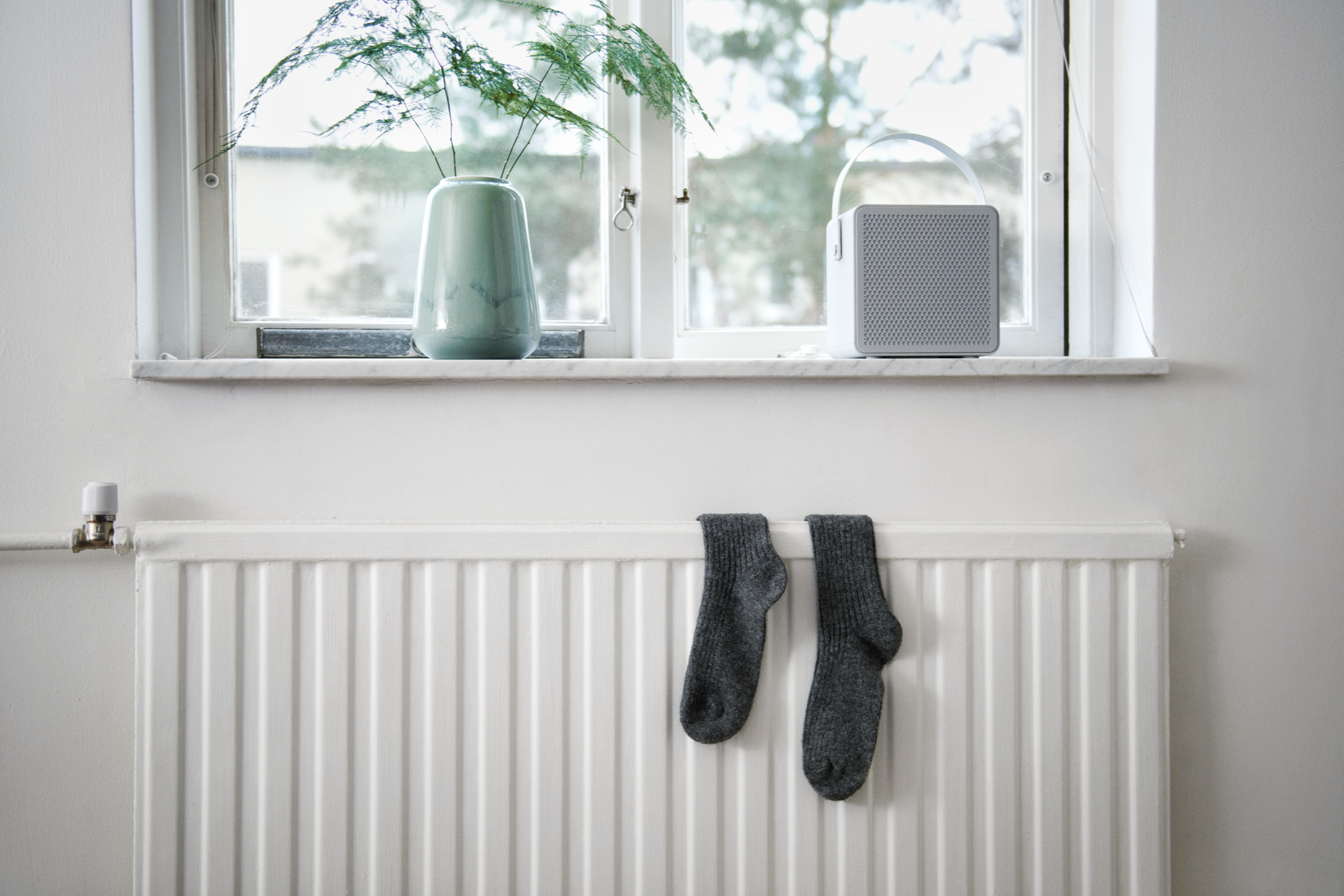 Sokken over de radiator | Vattenfall over energiebesparing