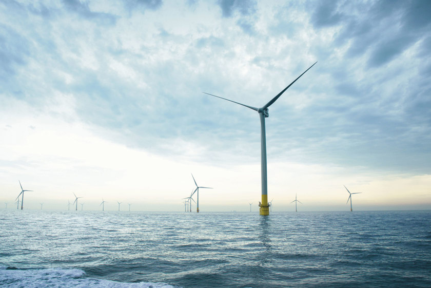 Windmolens op zee leveren stroom voor Vattenfall klanten