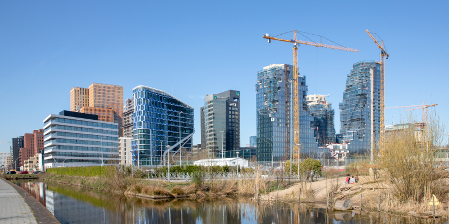 Gebouwen Zuidas Amsterdam Zuid