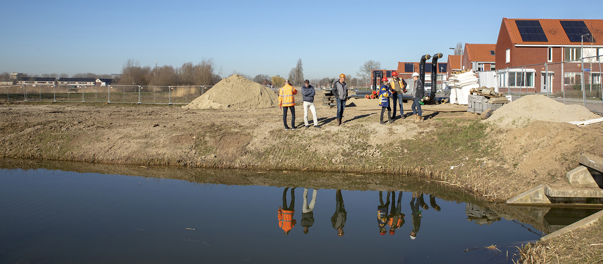 Aanleg van het warmtenet in de wijk Schuytgraaf in Arnhem