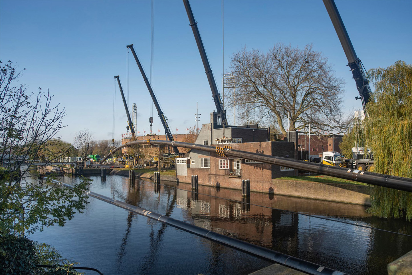 Warmtewerken in uitvoering