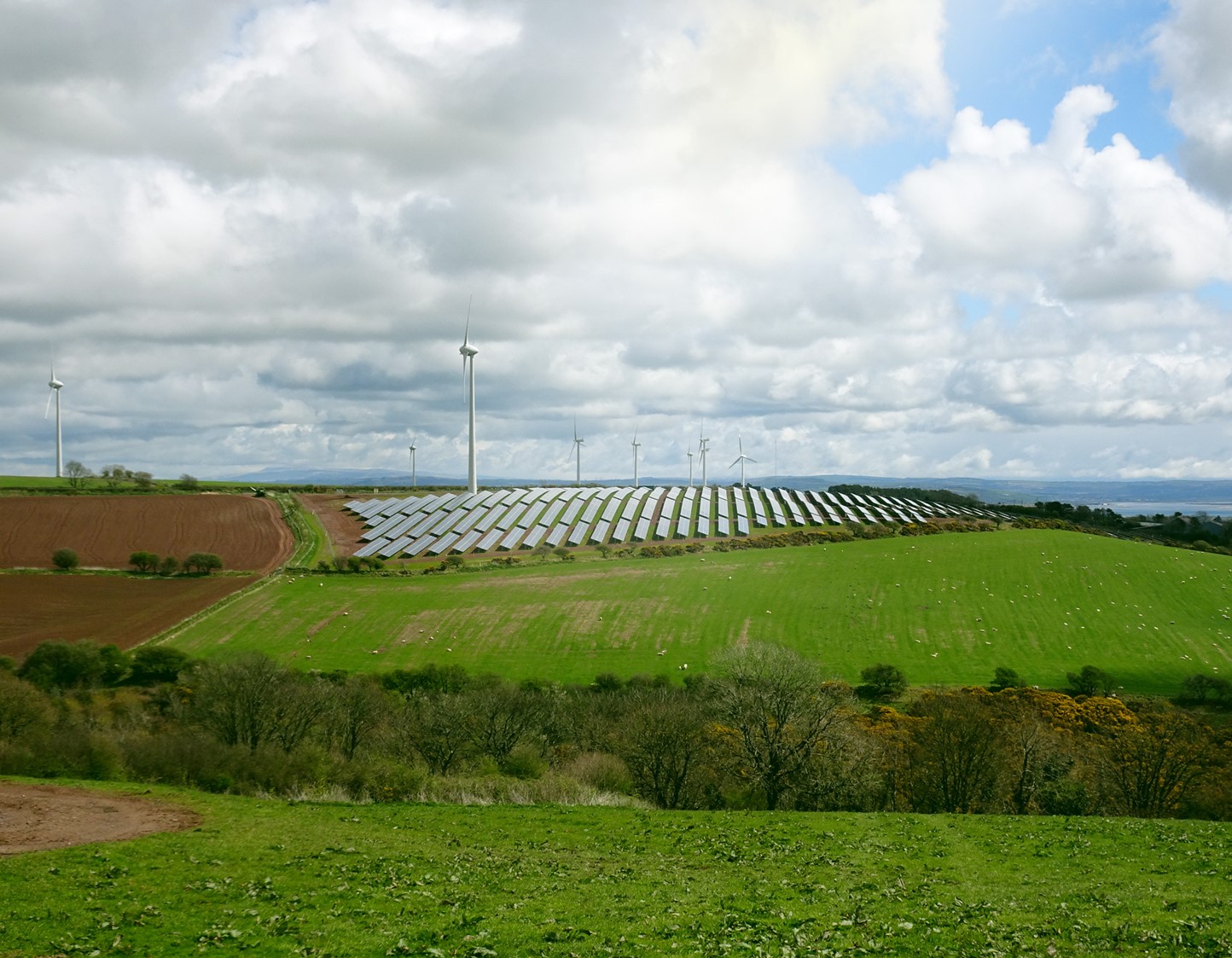 Landschap met zonnepanelen | Vattenfall Energie