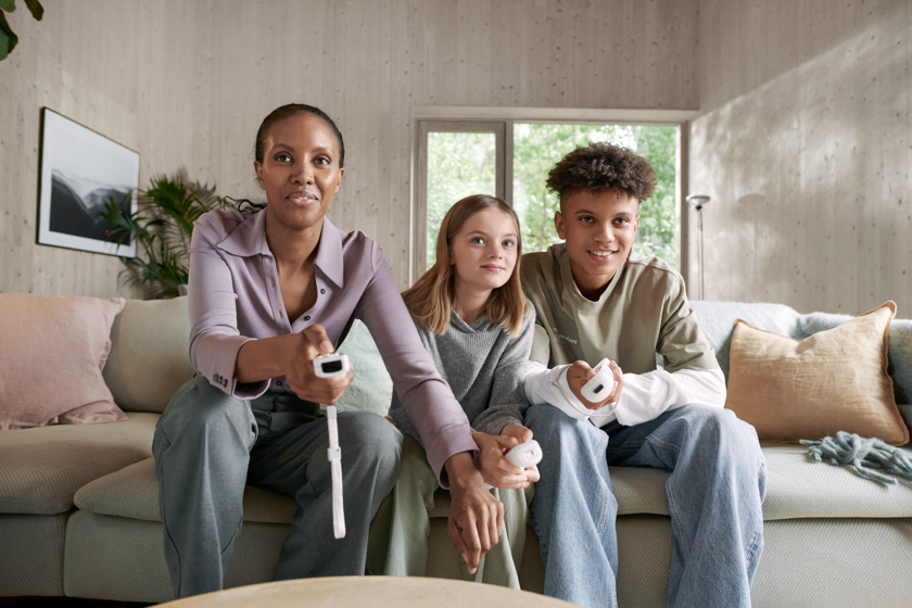 Exclusief voor Vattenfall klanten | familie aan het gamen 