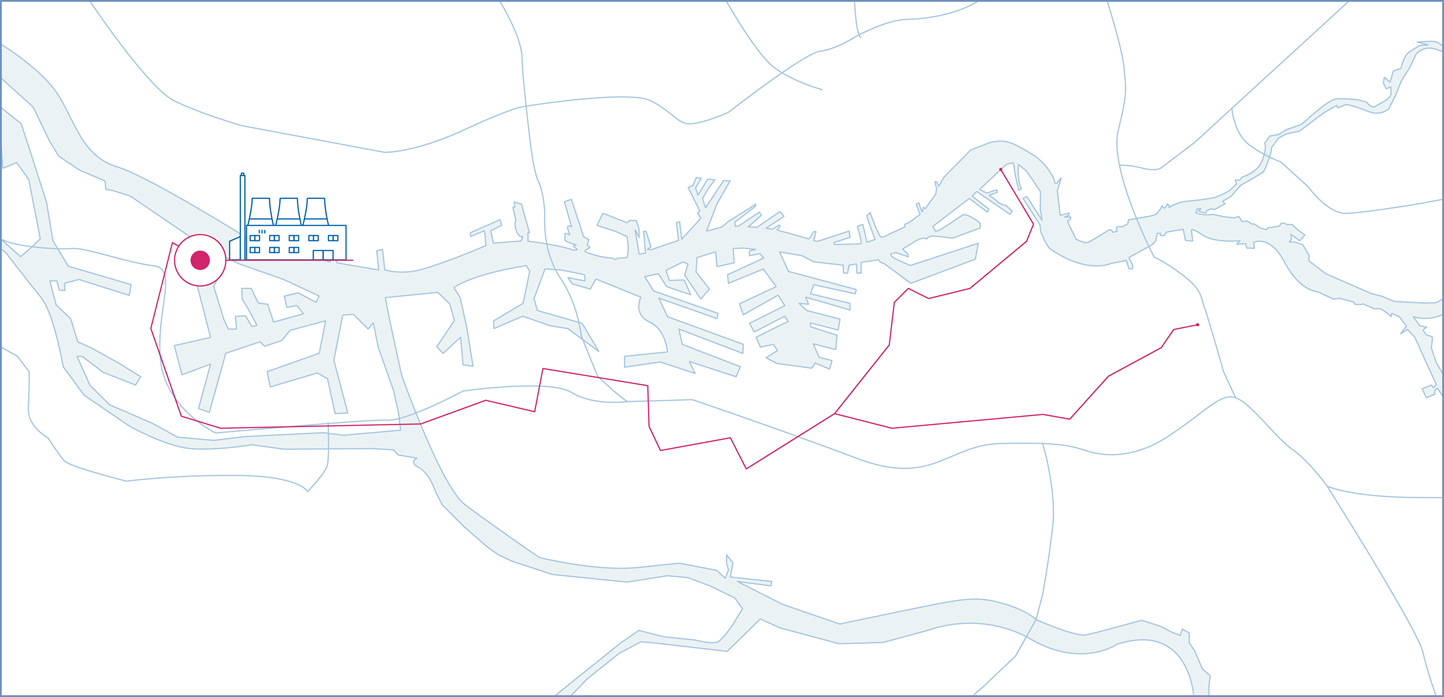 Regio kaart Rotterdam
